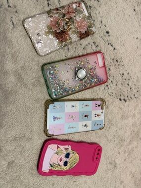 Set of 4 IPhone 7 Plus or IPhone 8 Cases